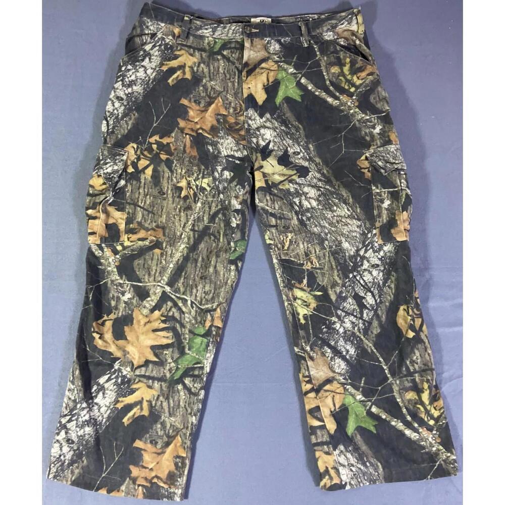 Mossy Oak Camo Cargo Hunting Pants Mens 2XL Explorer Midweight 7232 Real Tree